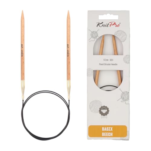 KnitPro Basix Beech Fixed Circular Needles 32" (80cm) |... - Loisirs Créatifs Amazon Royaume-Uni à 3.31€