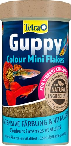 Tetra Guppy Color, Mini Flake Food pour Poissons Tropicaux... en promo à 8,09€ (-62%) sur Amazon FR