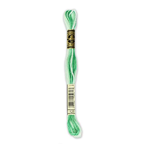 DMC 6-Strand Embroidery Cotton 8.7yd-Variegated Seafoam... - Loisirs Créatifs Amazon Royaume-Uni à 1.37€