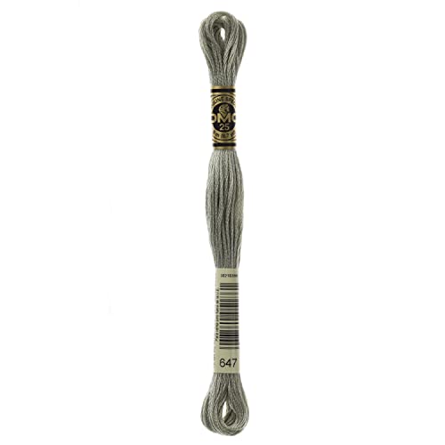 DMC Coton à Broder 6-Strand Floss, Medium Beaver Gris - Loisirs Créatifs Amazon France à 12.77€