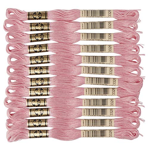 DMC 6-Strand Embroidery Cotton Floss, Light Rose - Loisirs Créatifs Amazon Royaume-Uni à 1.70€