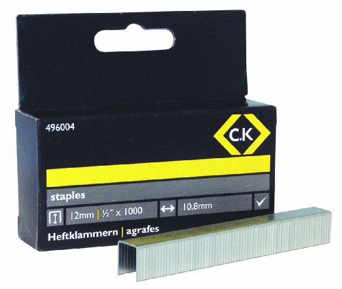 C.K Tackerklammern, 10, 5 x 12 mm, Inhalt 1.000 Stück - Bon plan à 3.97€