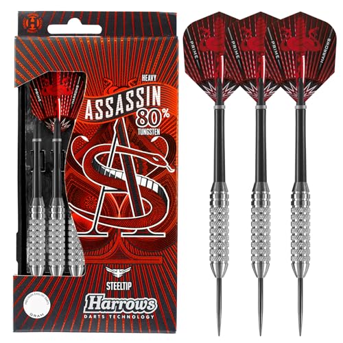 Harrows Assassin Tungsten Darts | Steel Darts Set with... - Auto & Moto Amazon Royaume-Uni à 6.00€