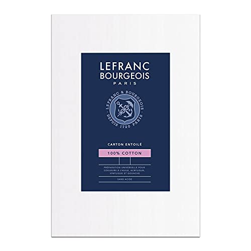 Lefranc Bourgeois Carton Entoilé 40X40cm - Auto & Moto Amazon France à 4.99€