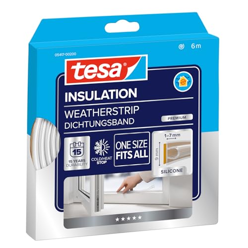 tesa INSULATION Weatherstrip Premium - Sealing Tape... - Maison & Cuisine en promo à 10.80€