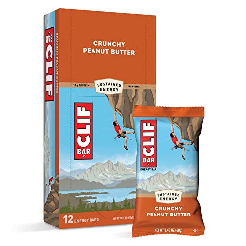 Clif Bar Crunchy Peanut Butter - Pack of 12 - Épicerie Amazon Royaume-Uni à 13.99€