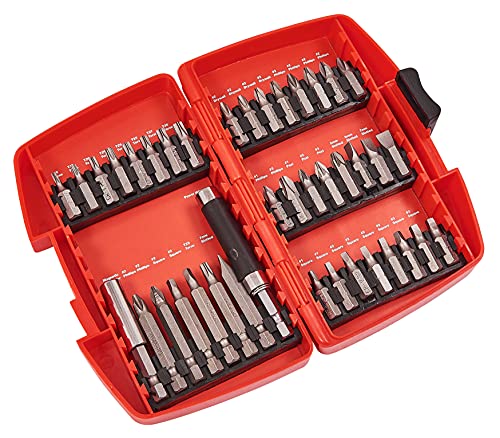 Am-Tech Lot de 40 embouts pour tournevis en chrome-vanadium... - Bricolage & Outils Amazon France à 14.41€