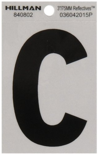 Hillman 840802 3-Inch Letter C Reflective Square-Cut Mylar... - Maison & Cuisine Amazon Royaume-Uni à 7.82€