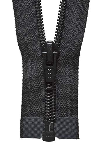 Nylon Open end Zip 56 cm : Noir - Loisirs Créatifs Amazon France à 9.46€