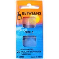 Pony Gold Eye Sewing Needles: Betweens Size 6, Multi-Colour - Loisirs Créatifs Amazon Royaume-Uni à 0.95€