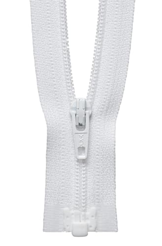 Light-Weight Open End Zip 25cm: White - Nouvelle promo Amazon à 3.05€