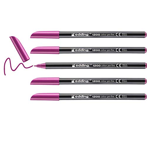 edding 1200 rotulador de color de trazo fino - magenta... - Bébé & Puériculture en promo à 4.60€