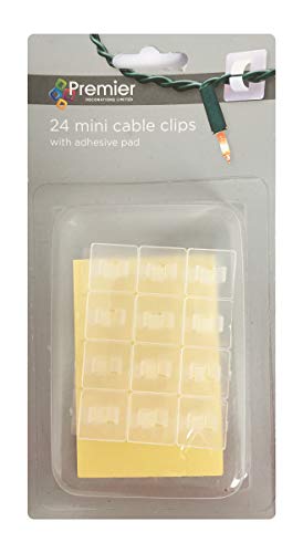 Crowders Christmas Lights Cable Clips with Adhesive Pad 24... - Maison & Cuisine Amazon Royaume-Uni à 1.00€