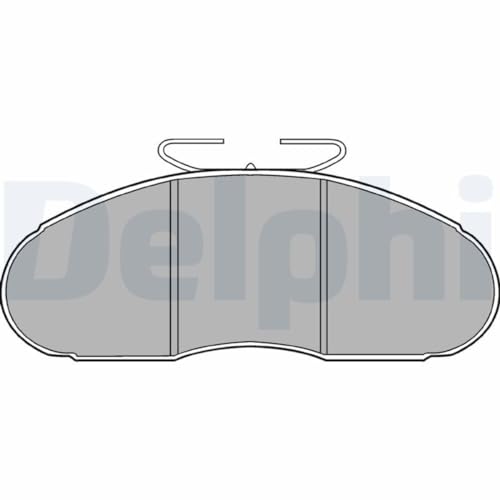 Delphi Technologies LP828 Plaquette de frein lot de 4 en promo à 49,80€ (-44%) sur Amazon FR