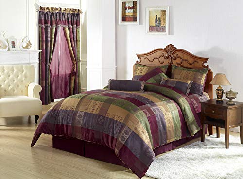 Chezmoi Collection Gitano Jacquard Patchwork 7-Piece... - Maison & Cuisine Amazon Royaume-Uni à 67.67€