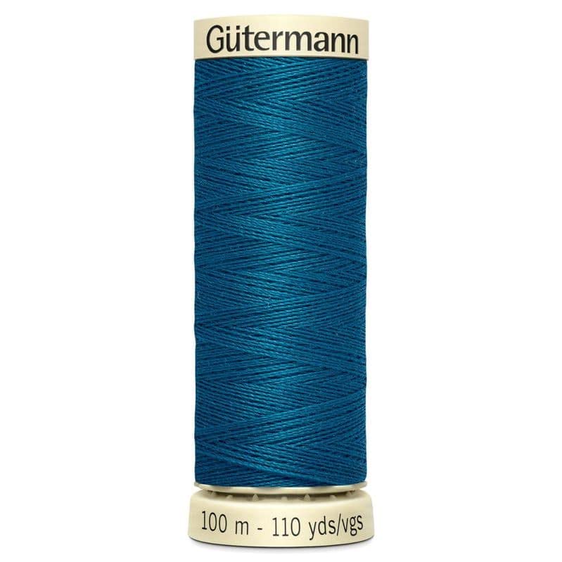 Gutermann Sew All Polyester Thread, 100Mtr, Teal (0483) - Loisirs Créatifs en promo à 1.79€