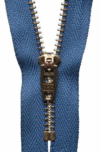 YKK Semi-Auto Lock Zip, No. 145 Slate Blue, 10 cm Length - Auto & Moto Amazon Royaume-Uni à 1.60€