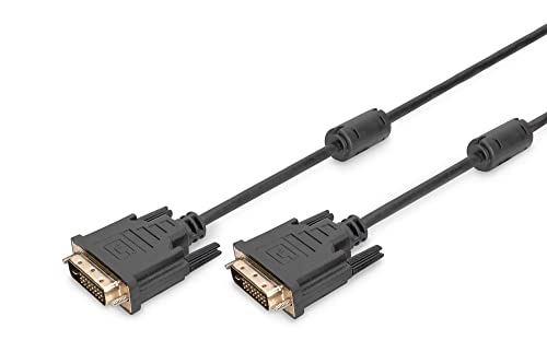 DIGITUS Câble DVI - DVI-D (24+1) - Full-HD - 5m - Dual... en promo à 6,90€ (-37%) sur Amazon FR