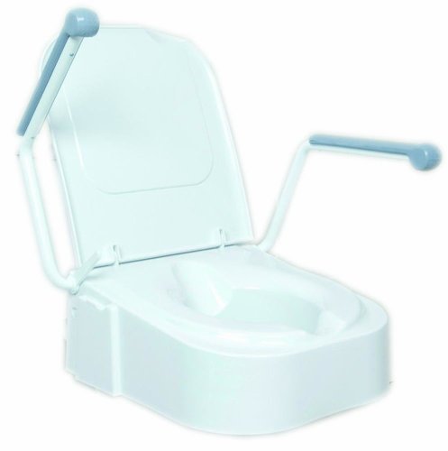 NRS Healthcare Rehausseur de Toilettes avec Accoudoirs - Amazon France à 103.21€
