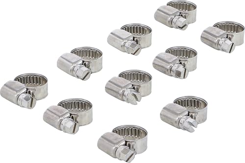 BGS 8095-10x16 | Hose Clamps | Stainless | 10 x 16 mm | 10... - Maison & Cuisine Amazon Royaume-Uni à 4.42€