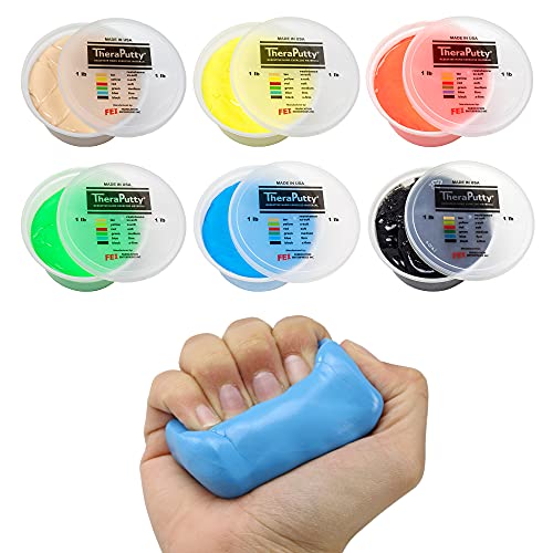 CanDo Theraputty Antimicrobico - 450 g - Set di 6 - Santé & Bien-être en promo à 85.56€