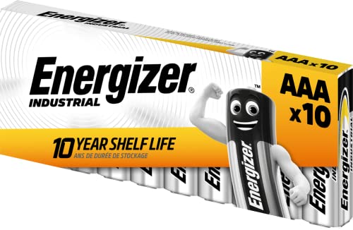 Energizer Industrial Batterie LR03 1.5V AAA [ Paquet de 10] - Sports & Fitness Amazon France à 5.20€
