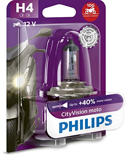 Philips City Vision Moto H4 12342CTVBW Motorbike Headlight... - Tech & Electronics Amazon UK à 10.09€