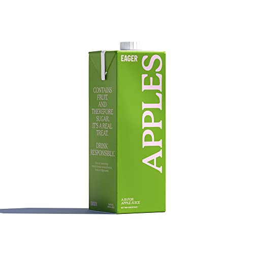Eager Apple Juice 100% Pressed, Refreshing Fruit Drink, NFC... - Maison & Cuisine en promo à 2.00€