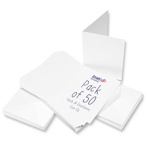 Ryman Craft UK 273 - Confezione da 50 Biglietti e Buste... - Auto & Motorcycle Amazon Italy à 6.50€