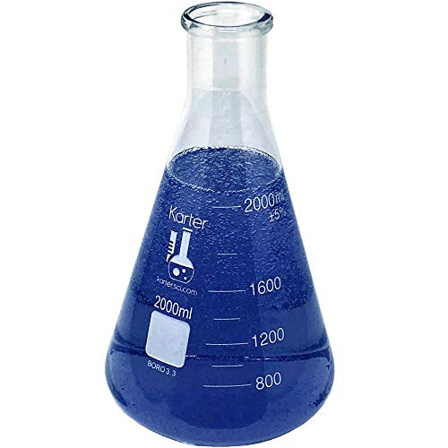 Karter Scientific 213G15 Erlenmeyer Flasque à goulot étroit... - Bricolage & Outils en promo à 28.78€