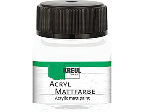 KREUL 75201 - Peinture acrylique mate, blanc en pot de 20... - Maison & Cuisine Amazon France à 7.23€