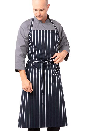 Chef Works, B249 grembiule premium, blu scuro e bianco a... - Amazon Italie à 28.74€