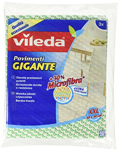 Vileda Tissu de Sol, Blanc, géant - 3 pièces en promo à 1,99€ (-88%) sur Amazon FR
