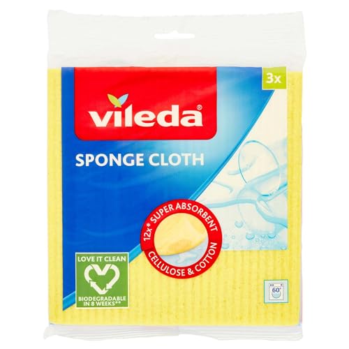 Vileda Schwammtuch 3 pro Packung - Maison & Cuisine Amazon Allemagne à 4.35€