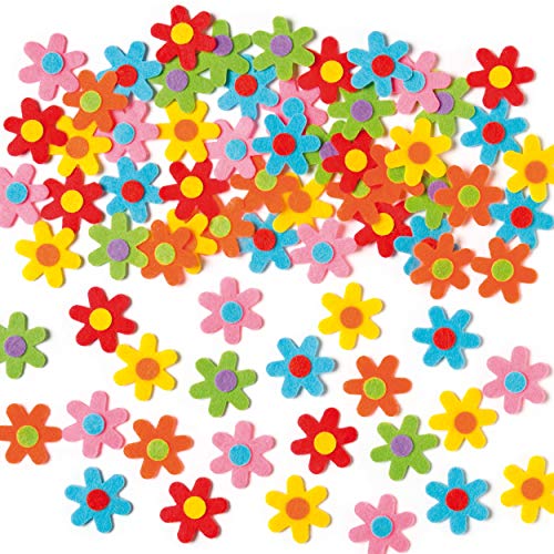 Baker Ross Fleurs autocollantes en Feutrine (Lot de 60)... en promo à 12,85€ (-44%) sur Amazon FR