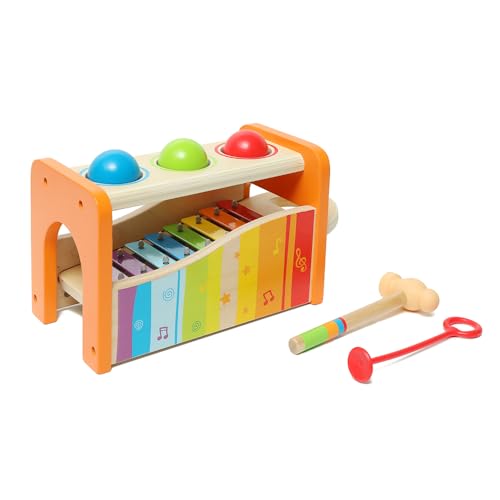 Hape Banc à Marteler avec Xylophone - Jouet Musical en Bois... - Jouets & Jeux Amazon France à 15.80€