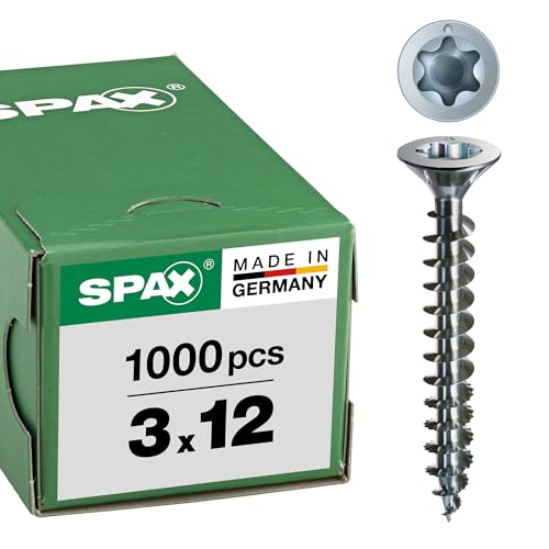 SPAX Universalschraube, 3,0 x 12 mm, 1000 Stück, T-STAR... - Deal Amazon à 12.04€