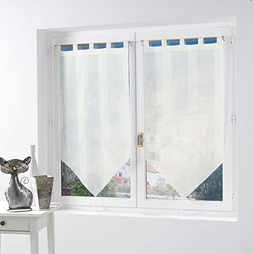 Douceur d'Intérieur, Paire de Voilages à Passants (2 x 60 x... - Auto & Moto Amazon France à 9.99€