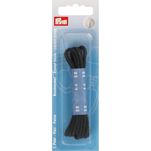 Prym Consu Rundsenkel, 1 Paar, 60cm, schwarz - Nouvelle promo Amazon à 2.49€