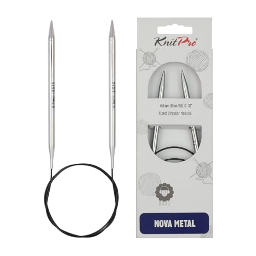 KnitPro - Nova Metal (60 cm, 6,00) Aghi a Maglia Circolare... - Loisirs Créatifs Amazon Italie à 7.75€