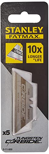 STANLEY 011800 Carbide Lot de 5 lames de couteau - Bricolage & Outils Amazon France à 4.46€