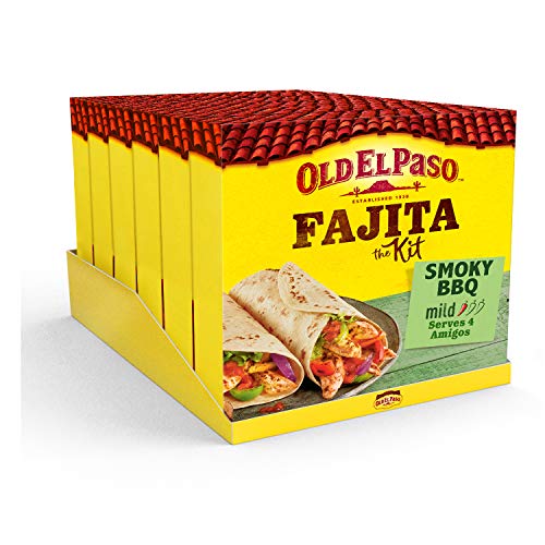 Old El Paso Smoky BBQ Fajita Kit 500g (Pack of 6) - Épicerie Amazon Royaume-Uni à 10.50€
