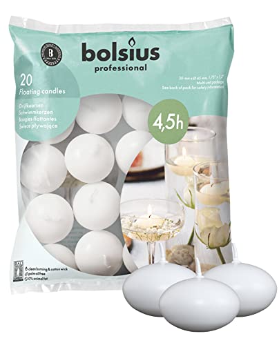 Bolsius Candele galleggianti Decorative, Cera, Bianco... - Maison & Cuisine Amazon Italie à 5.49€