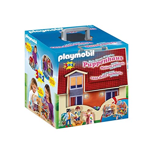 PLAYMOBIL Dollhouse 5167, Casa delle Bambole Portatile, dai... - Toys & Games Amazon Italy à 90.40€