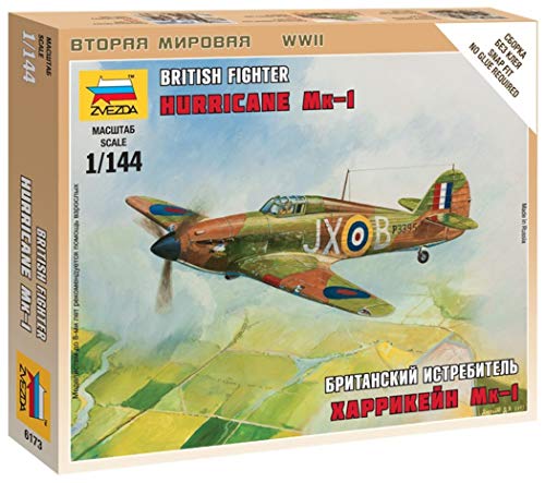 Zvezda - Z6173 - Esempio - Aviation - Hurricane Mk1 - Loisirs Créatifs Amazon Italie à 9.29€