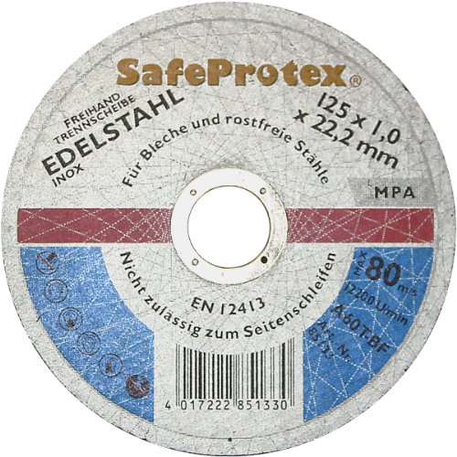 Diewe Safeprotex INOX 1.0 125x22,23mm 85133 - Bricolage & Outils Amazon Allemagne à 0.85€