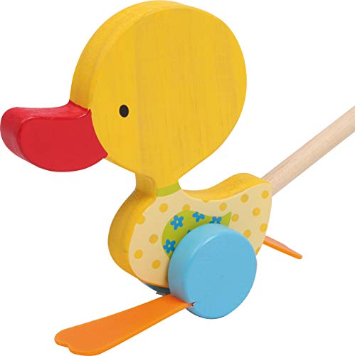 small foot Canard à dandiner en bois, pousseur pour bébés... - Jouets & Jeux Amazon France à 16.99€