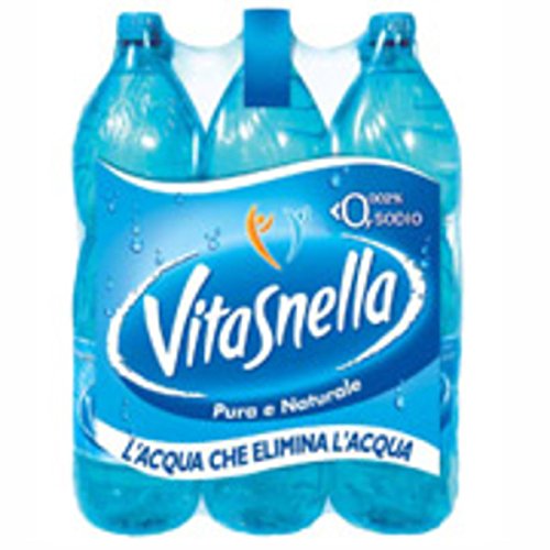 Vitasnella Acqua Naturale, 6 x 1.5L - Épicerie Amazon Italie à 2.89€