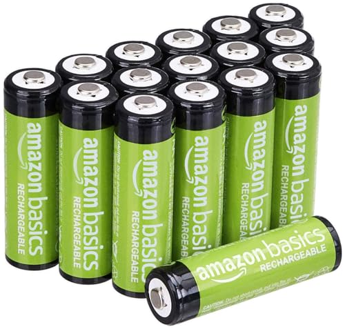 Amazon Basics Lot de 16 piles rechargeables AA NiMH, 2 000... - High-Tech & Électronique Amazon France à 16.84€