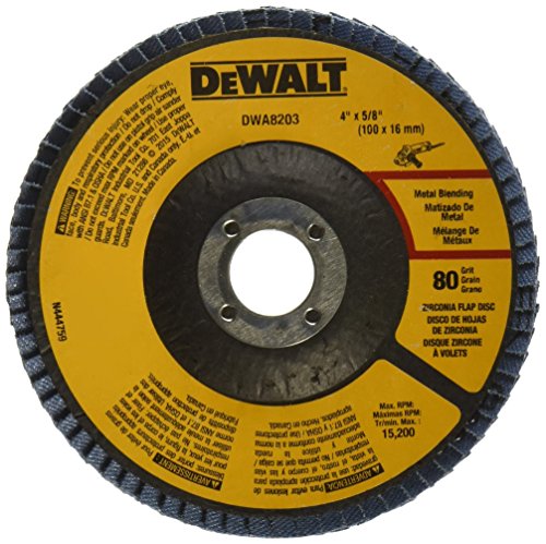 DeWalt dwa8203 80 grano circonitas T29 Flap disco, 4-Inch X... - Bricolage & Outils Amazon Espagne à 28.88€
